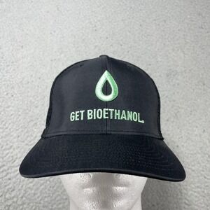 Get Bioethanol Hat Cap Snap Back Mens One Size Black Trucker NASCAR Racing '47